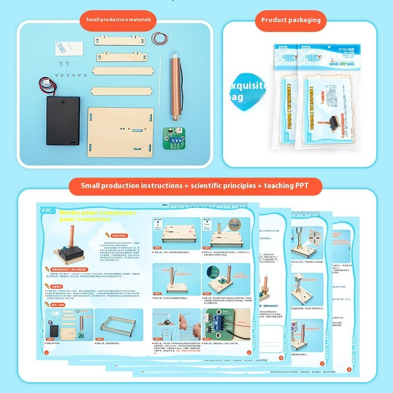 Wireless Energy Transmission Science Experiment Kit for Kids and Adults